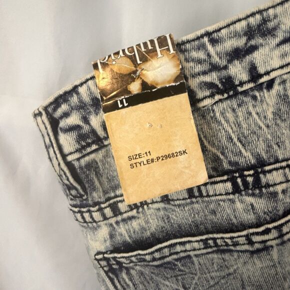 Hydraulic Jeans Company Women’s Size 11 Distressed Acid Wash Skinny Denim NWT - Picture 9 of 9